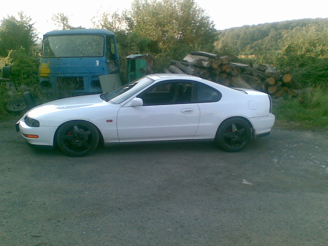 Preludka čakala na vymenu vyfuku,+VIDEO 0-100 H23VTEC pred vymenou vyfuku