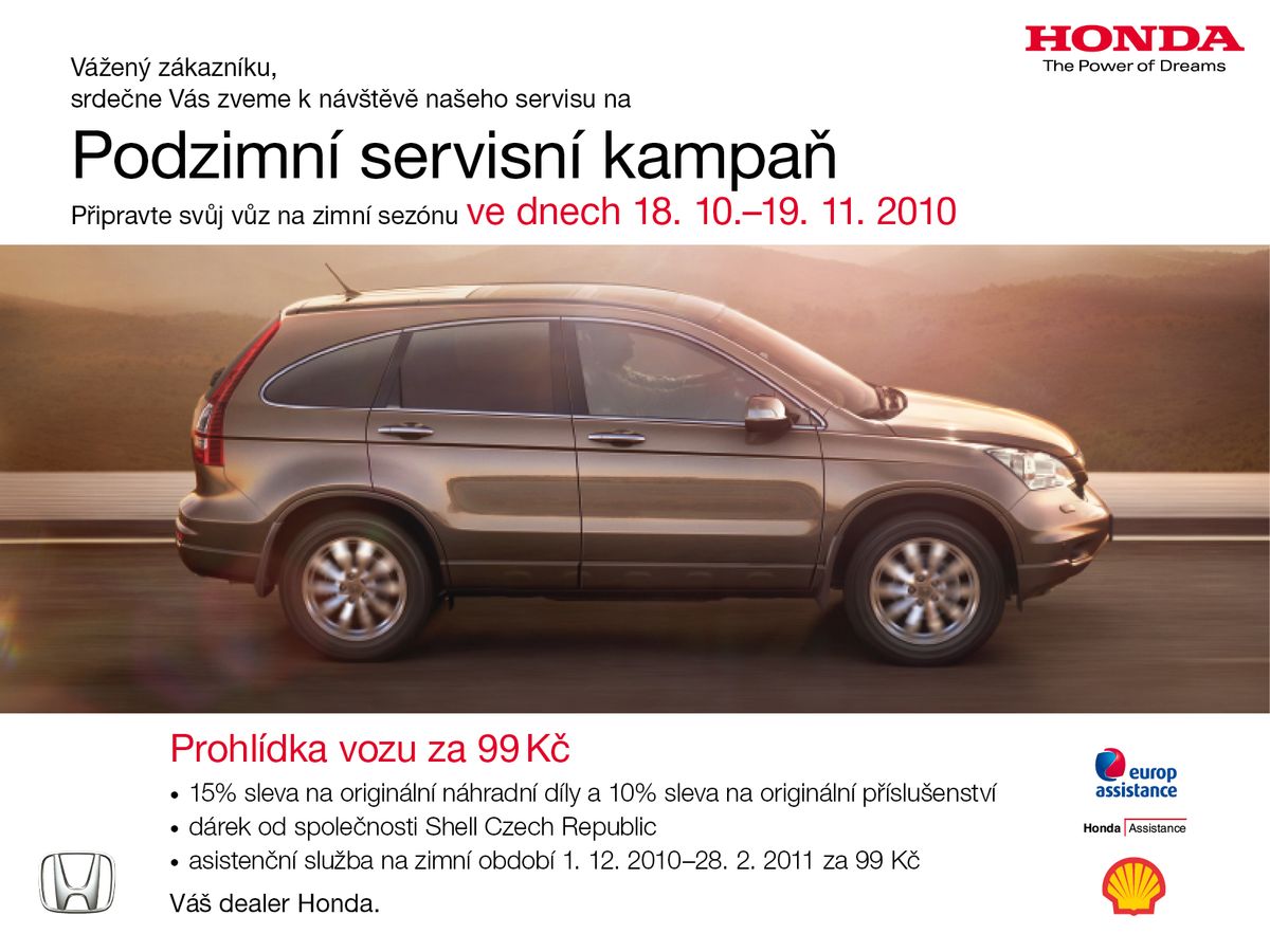podzimní servisní kampaň