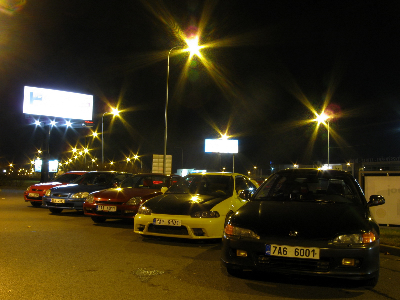 Hondy dnes ... sraz Shell Průmyslová