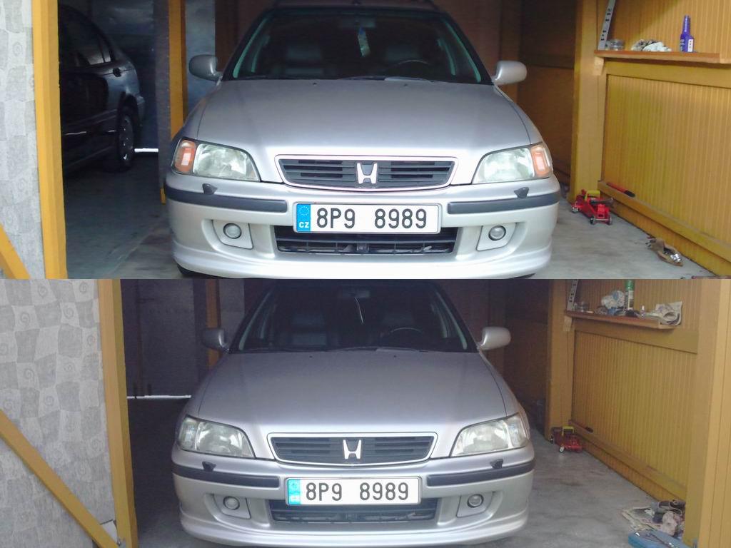 Upravené blinkry na autě