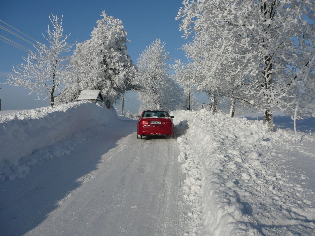 Cílová brána na vrcholku