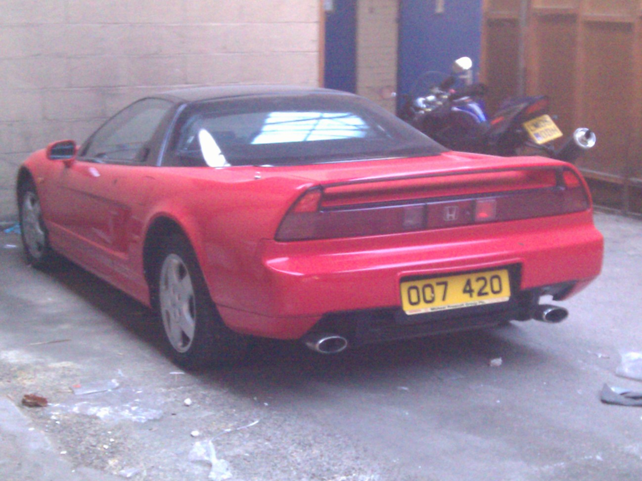 dneska sem potkal seriovou nsx