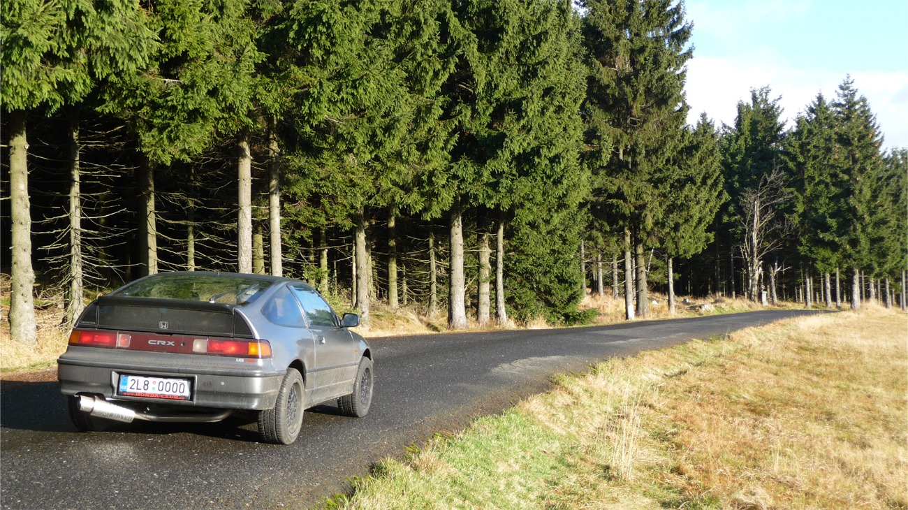 CRX II před zimou v Bedřichově