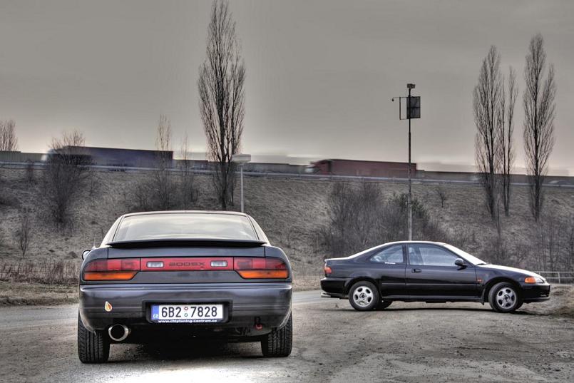 Honda a Nissan v sobotu :)