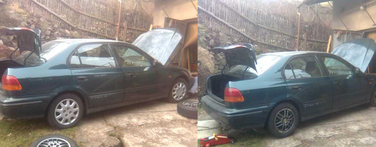 Kola dělají auto