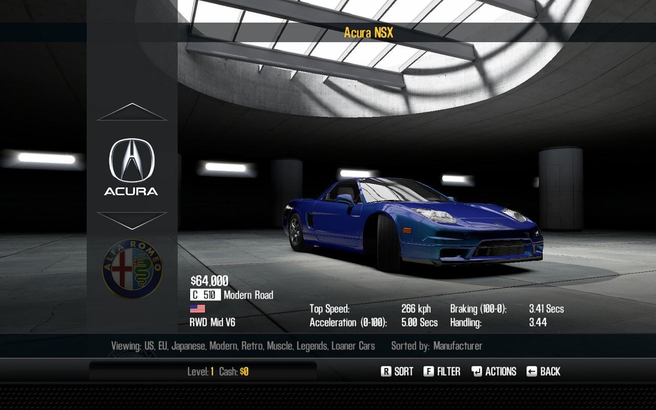 NSX Dnes