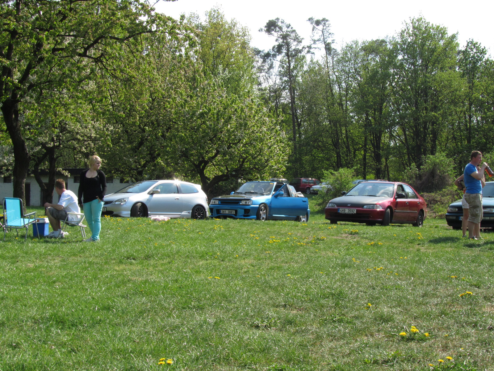 nedělní grilování  pod Kunkou