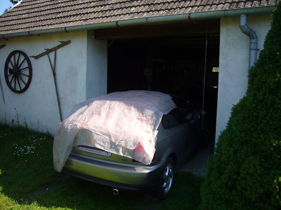 Příprava na možné kroupy ..