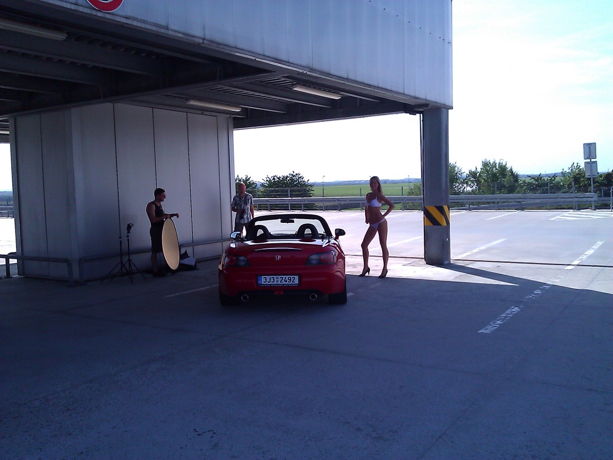 focení z focení - Honda positive