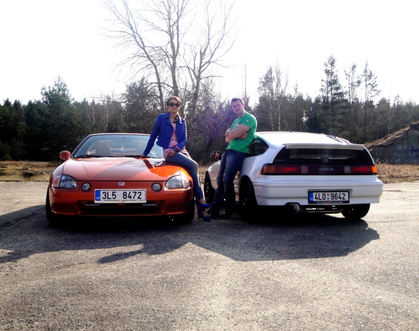 naše malá rodinka (2012-03-18 letiště Mimoň) :)