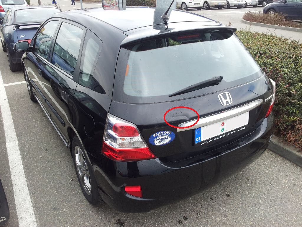 Moje nova Honda ale...