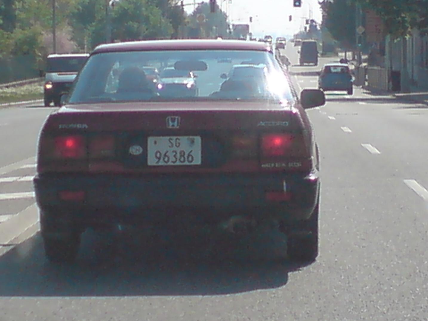 Honda včera
