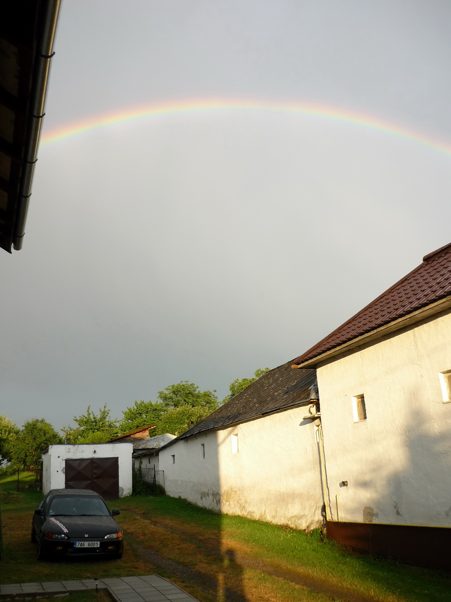 Honda a duha do třetice ...