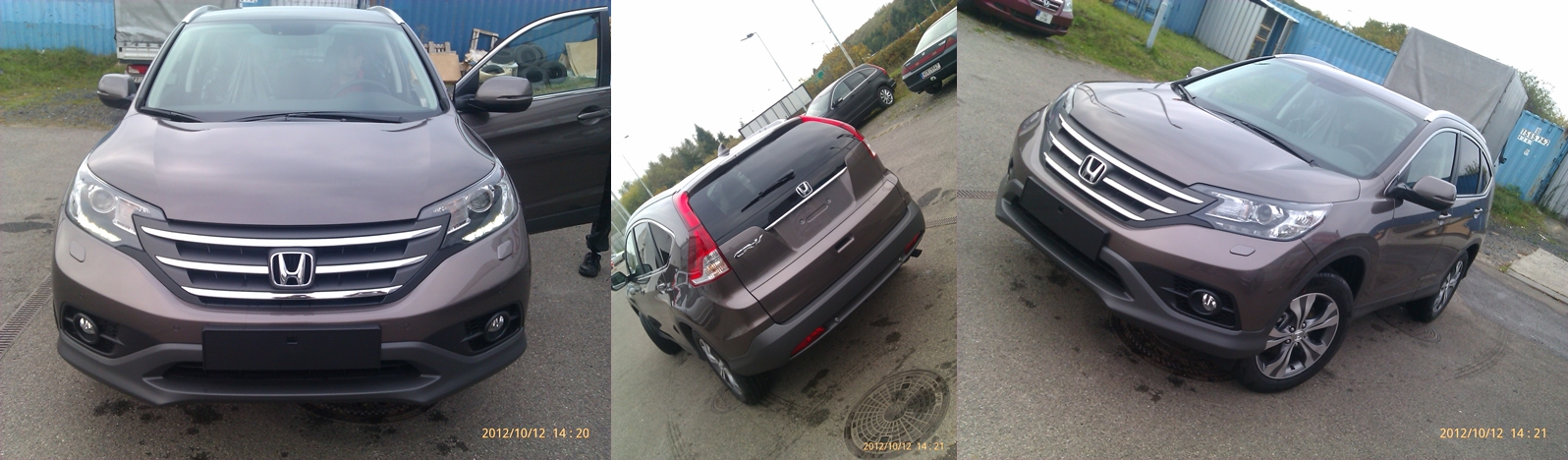 Dneska nám dorazilo nové CRV :-)