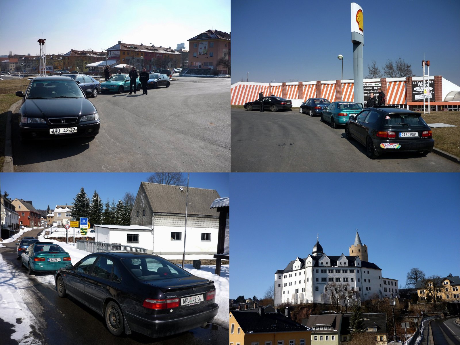 Hondy včera v CZ/SRN pohraničí ...