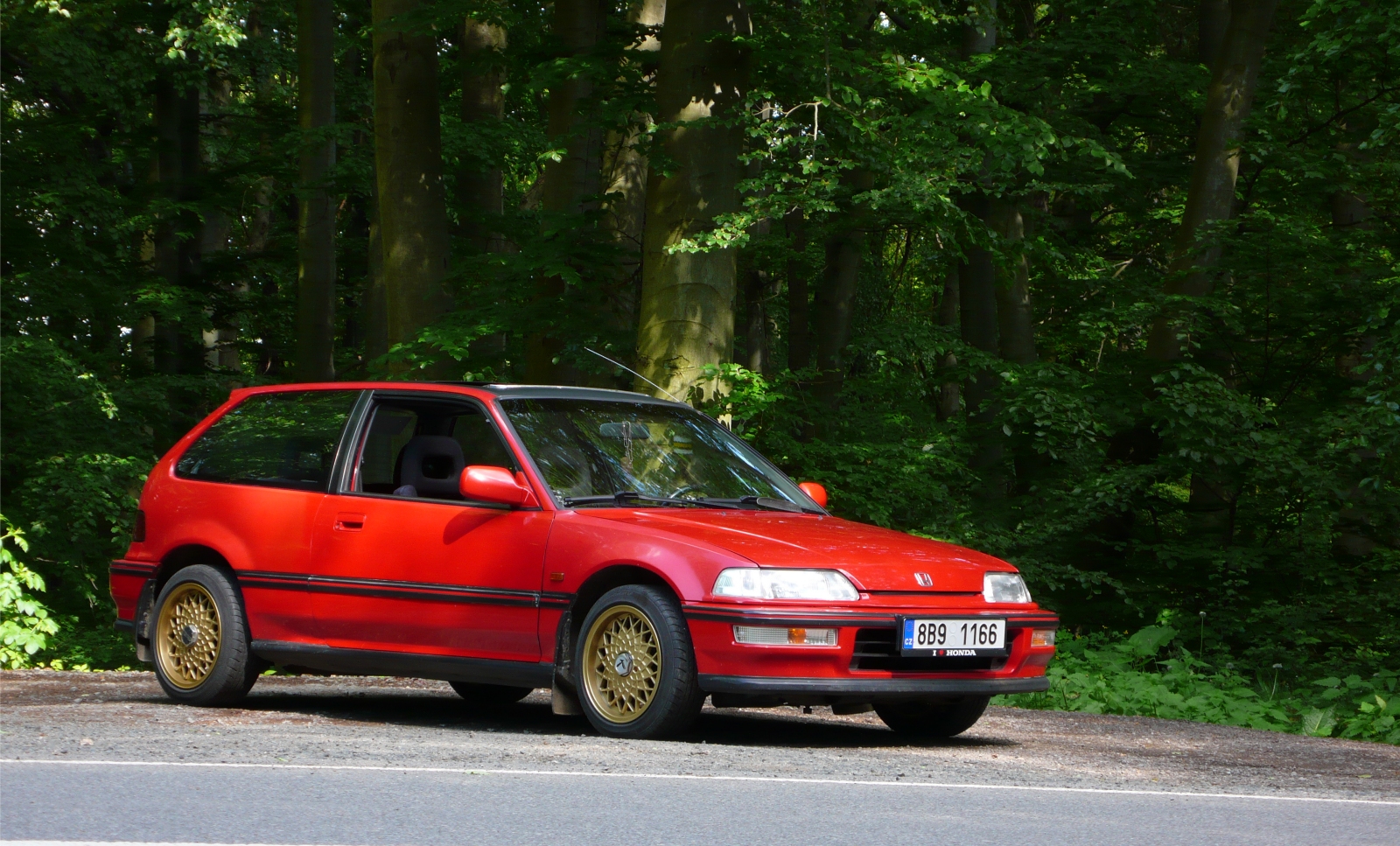 Jeden blikanec z dnešní projížďky.