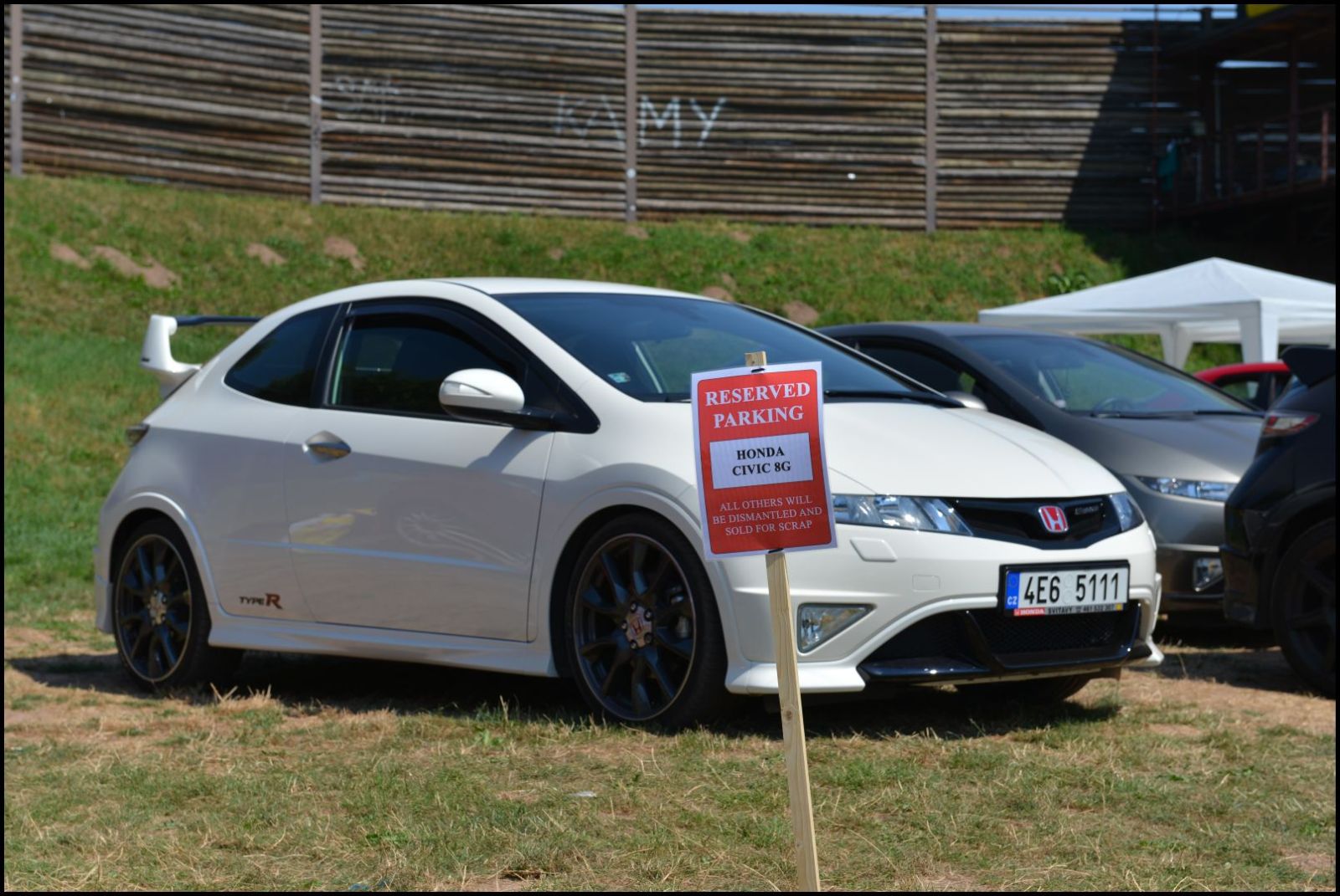 reserved parking for Civic 8G :-)