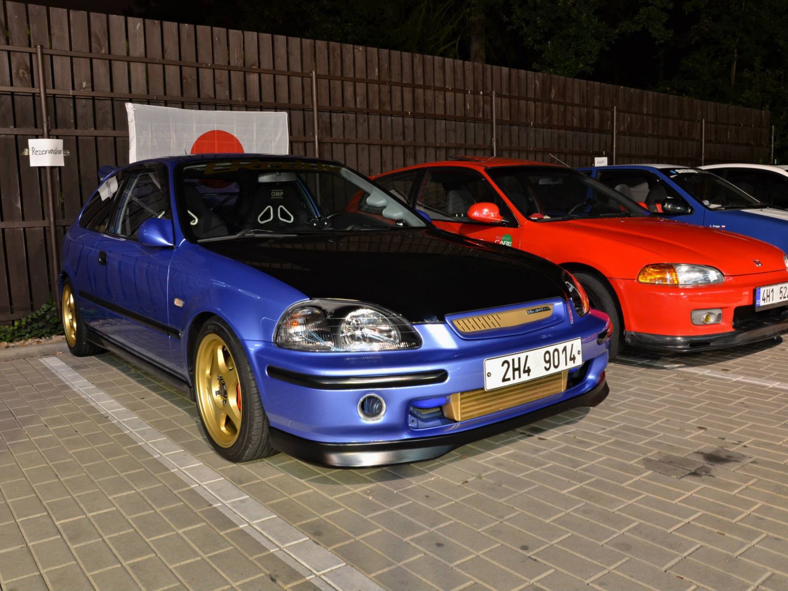 jedna z menšího srazu 2nd Japan cars Hradec Králové meeting