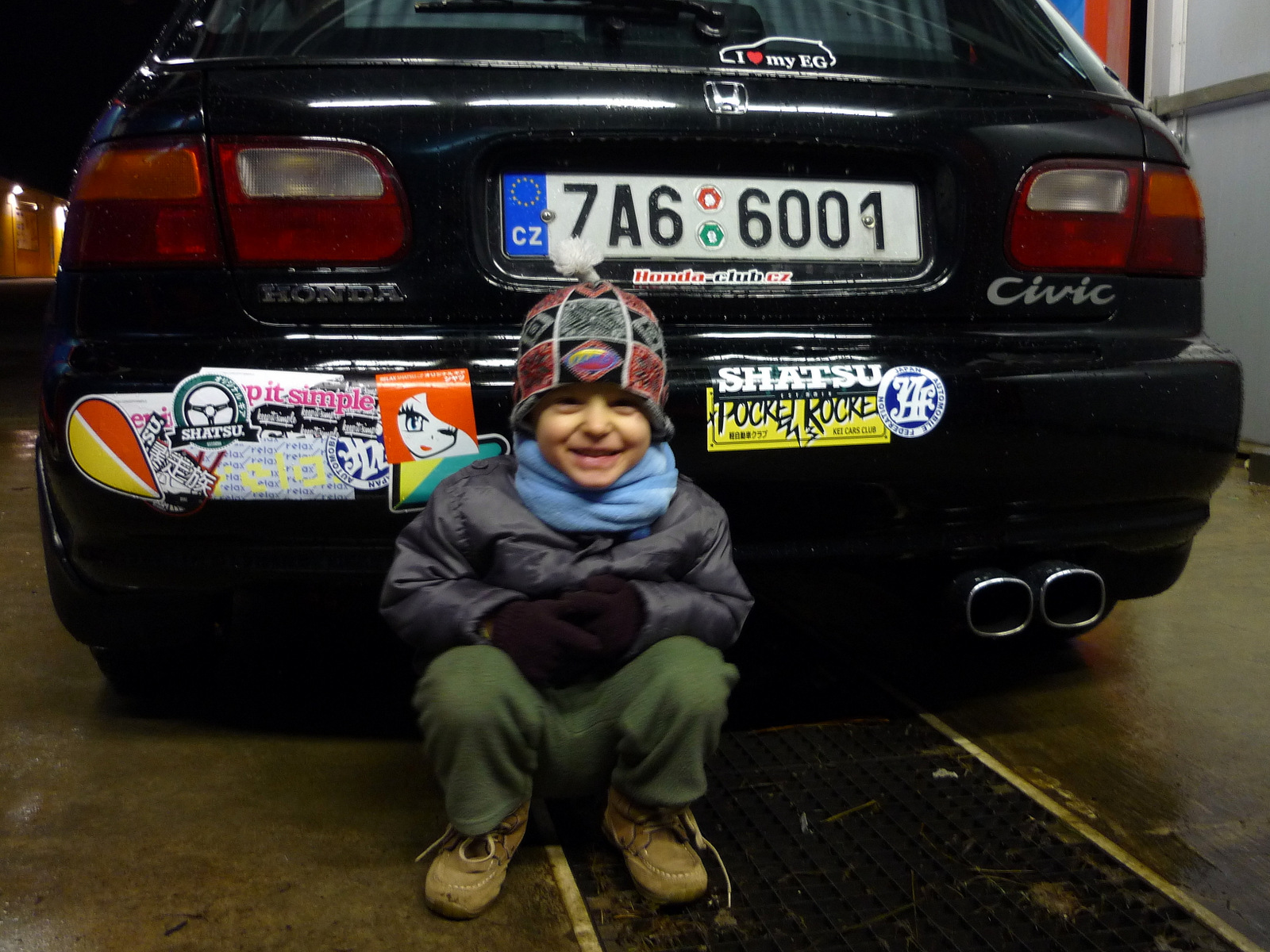 Tak po nehodě opravený nárazník ...