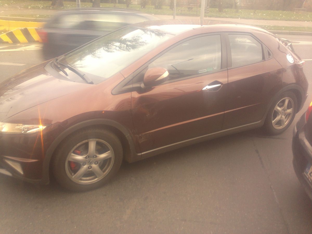 Jedna smutná HondaVčera...