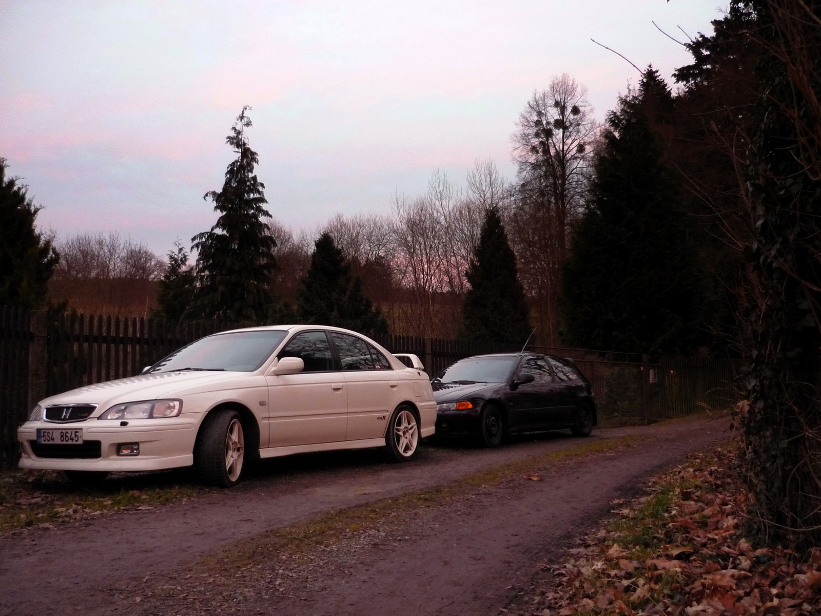 Dnešní červánky nad Benešovskou pahorkatinou ...