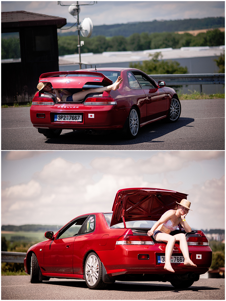 Každý správný hondař vozí s sebou na sraz v kufru svou vlastní nafukovací ...