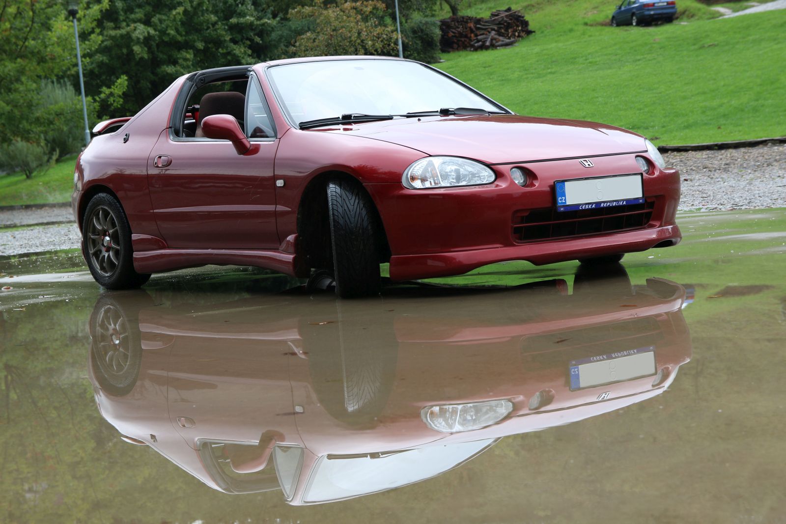 Honda se zrcadlí....