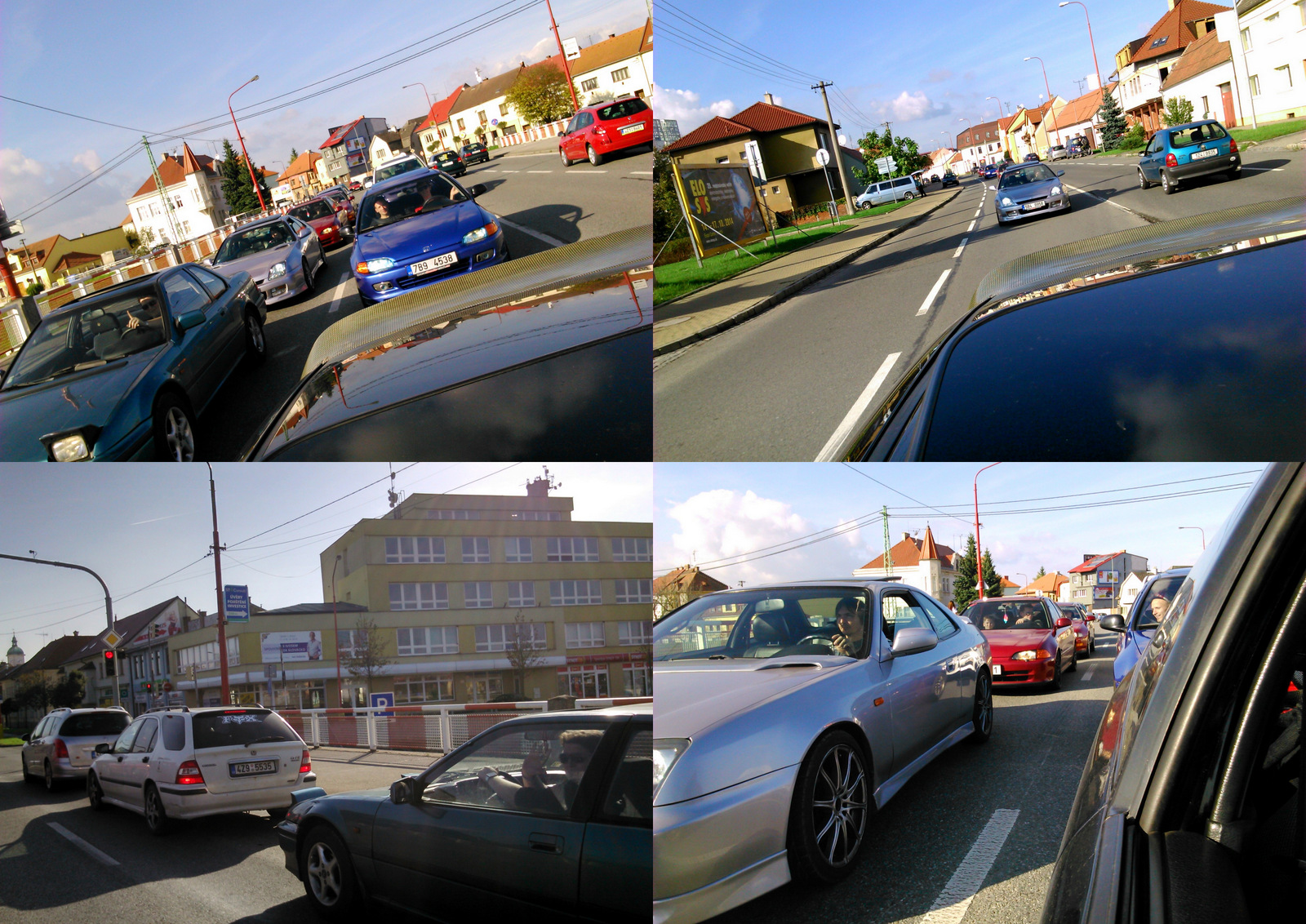 Hondy v říjnu na Moravě ...