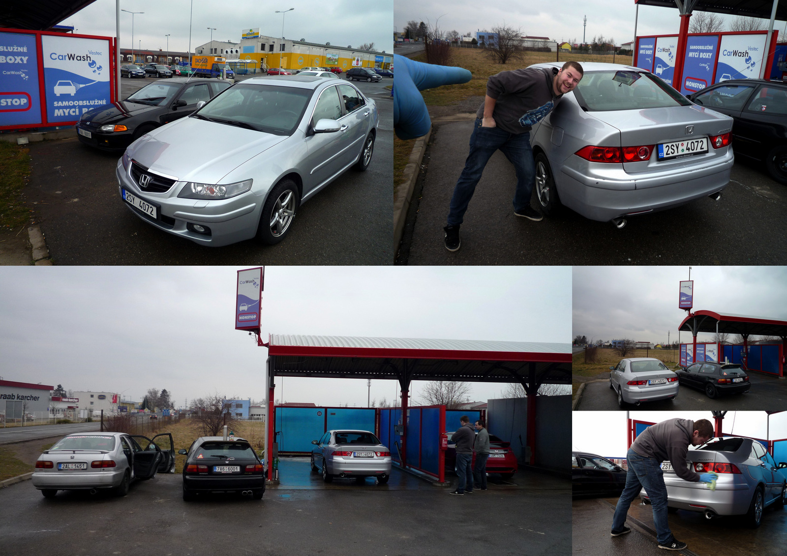 Hondy včera ve Vestci ...