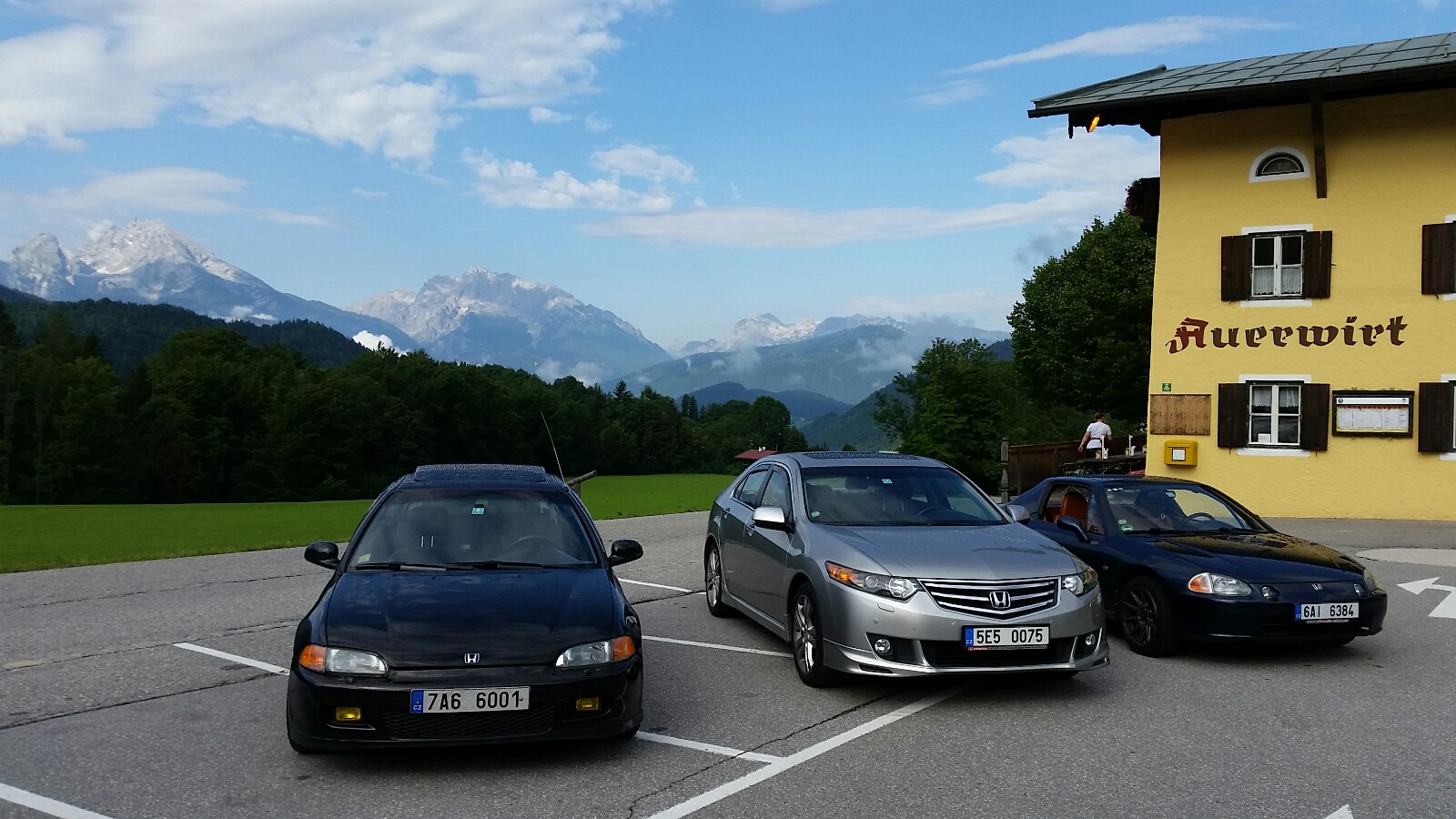 Hondy dnes v Berchtesgadenu ...