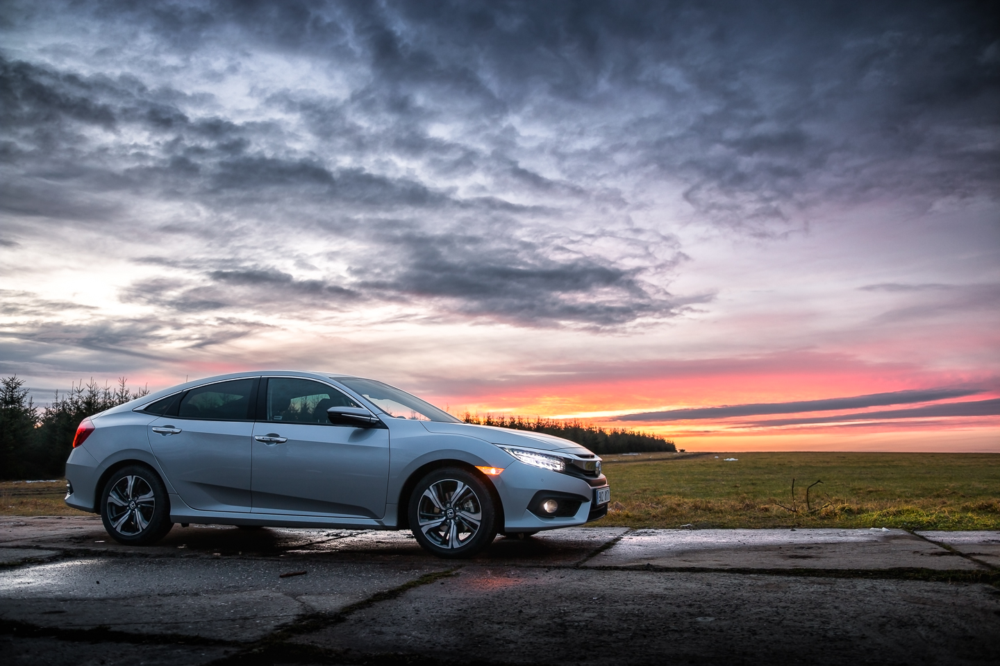 dnešní západ slunce :)