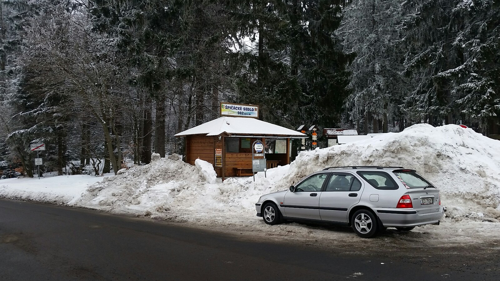 Hondaři dnes na Špičáku ...