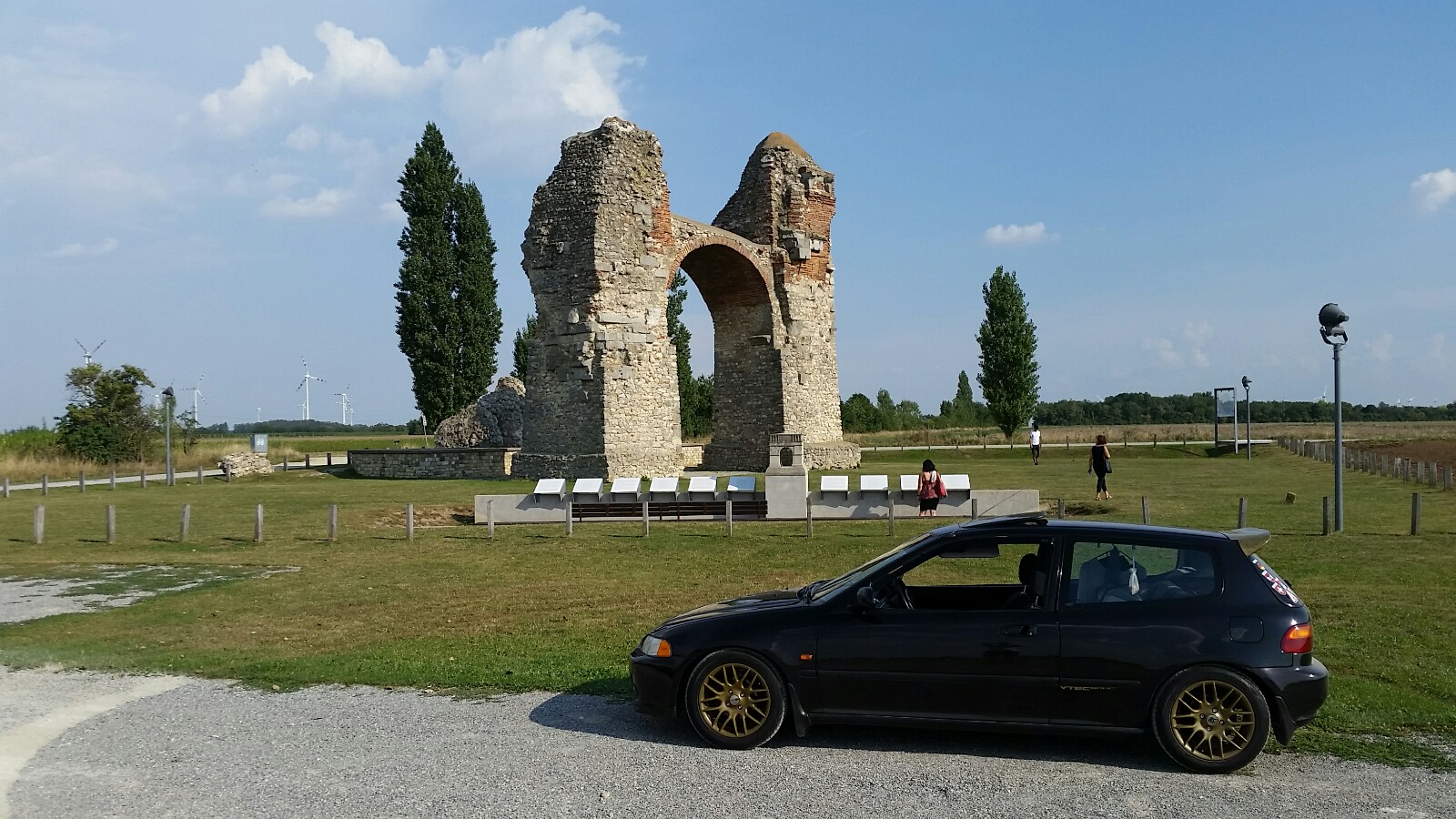 Honda včera v Rakousku u Římanů...