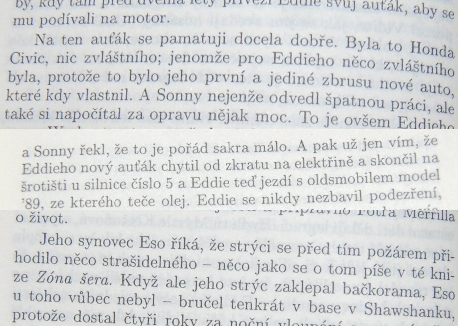 King pozná :-) Čtu ted jednu knížku od S.K.