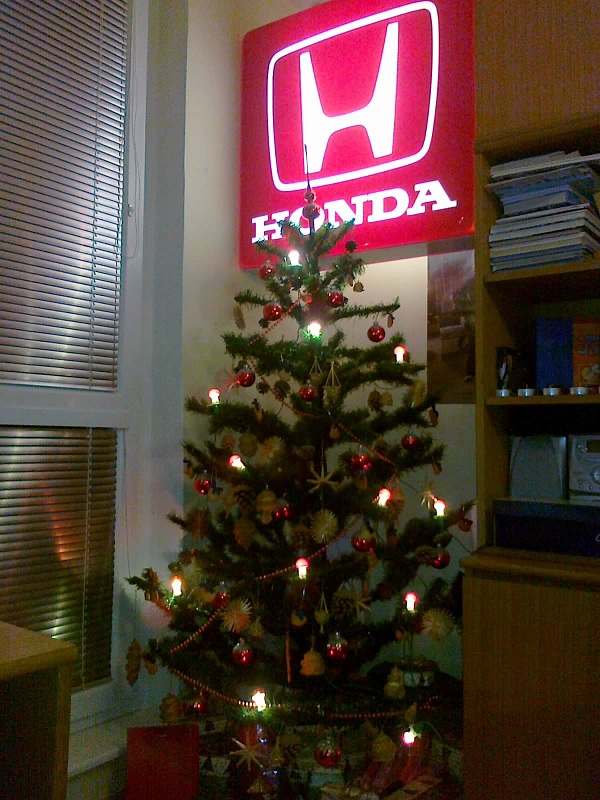 Honda slaví vánoce...:-)