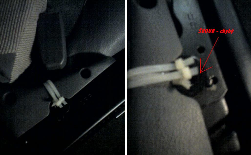 Univerzální uchycení pásů...