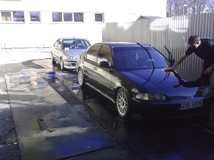 včerejší koupání