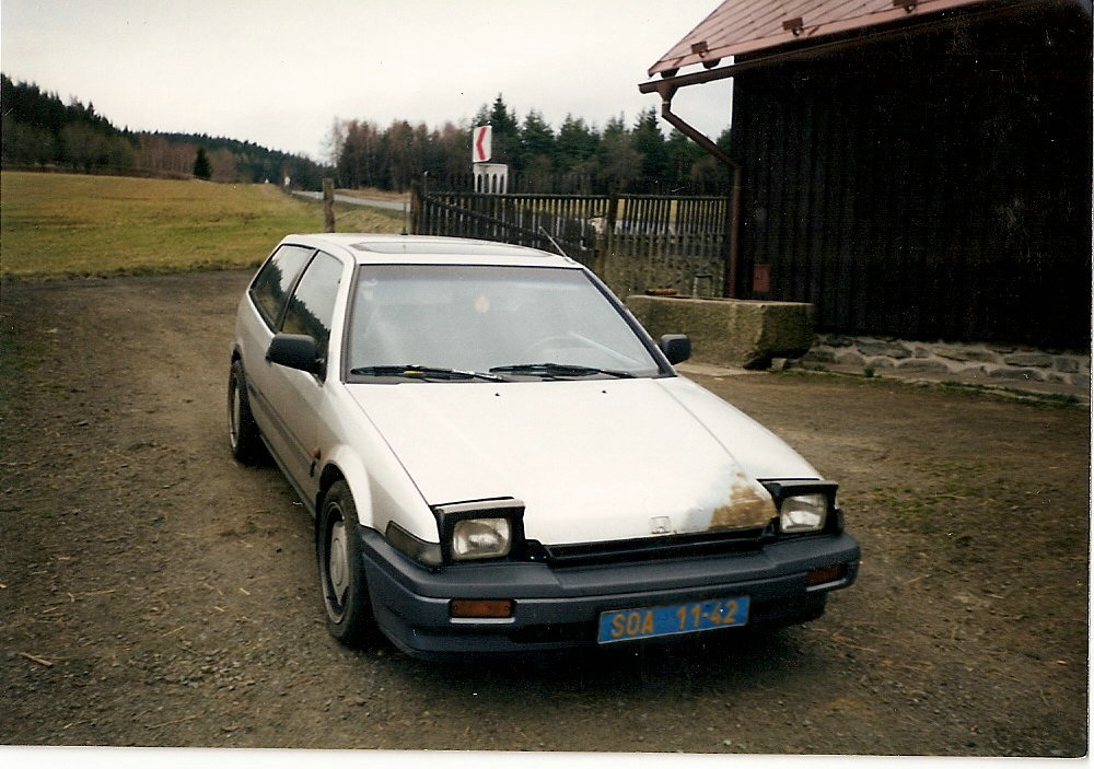 moje první Honda,to jsem zase trefil u Varů prase :-)