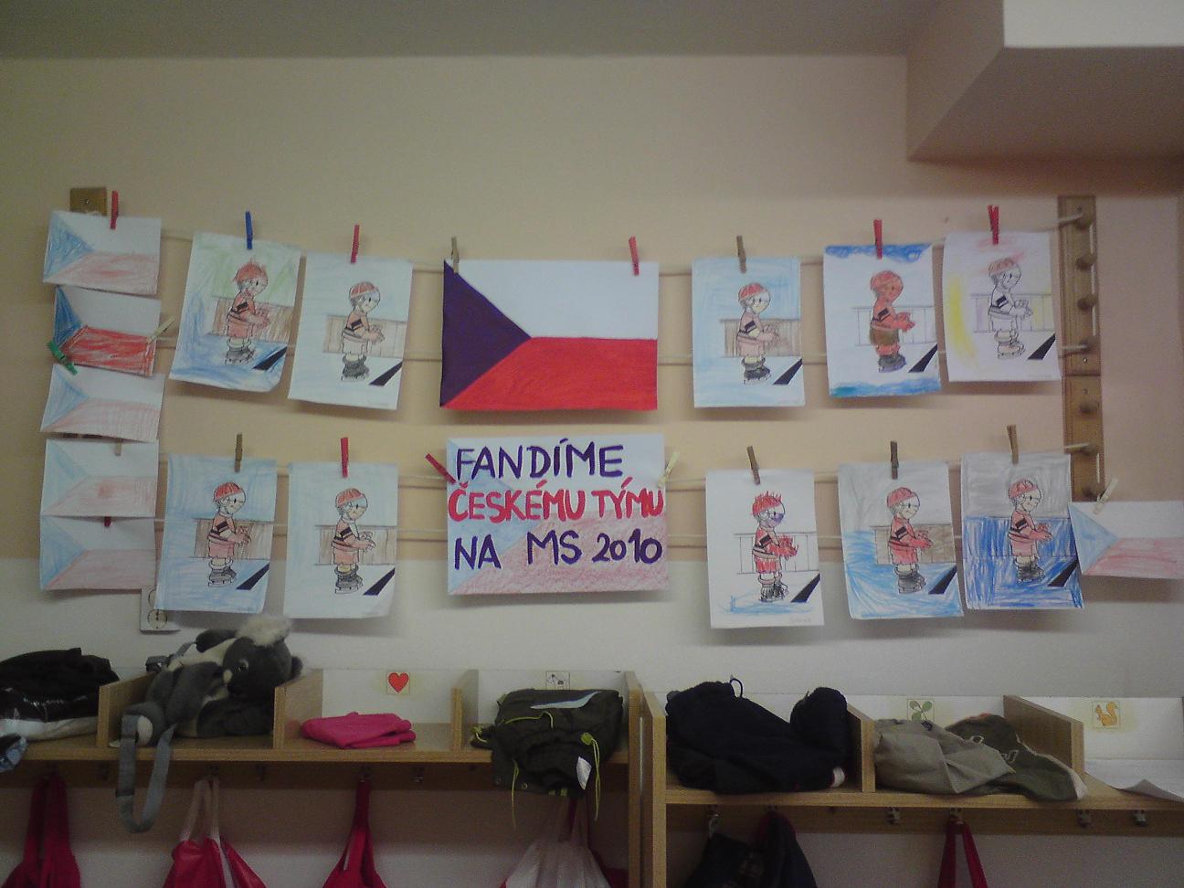 A takhle fandíme v mé třídě ve školce:o)