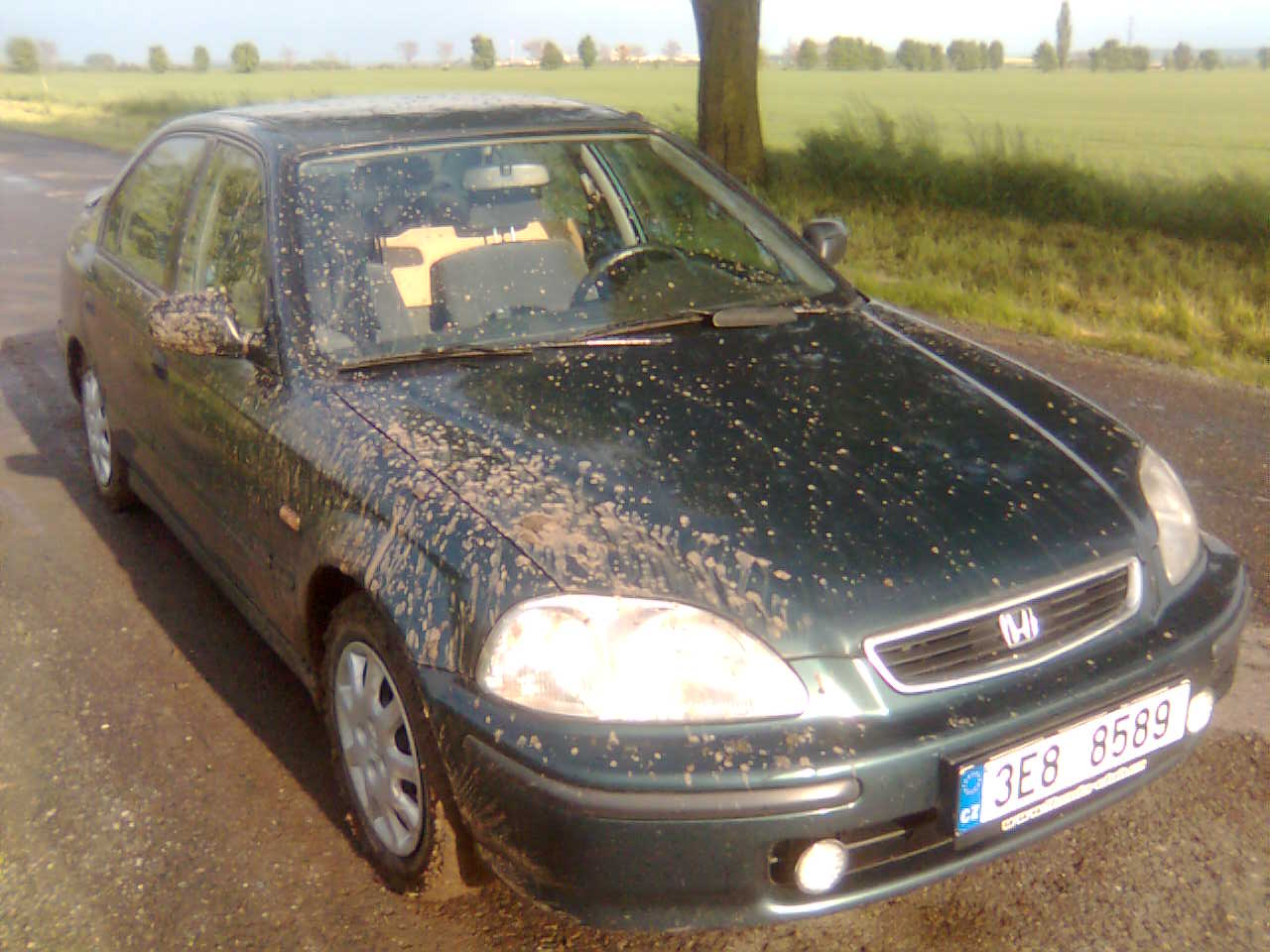 Honda včera