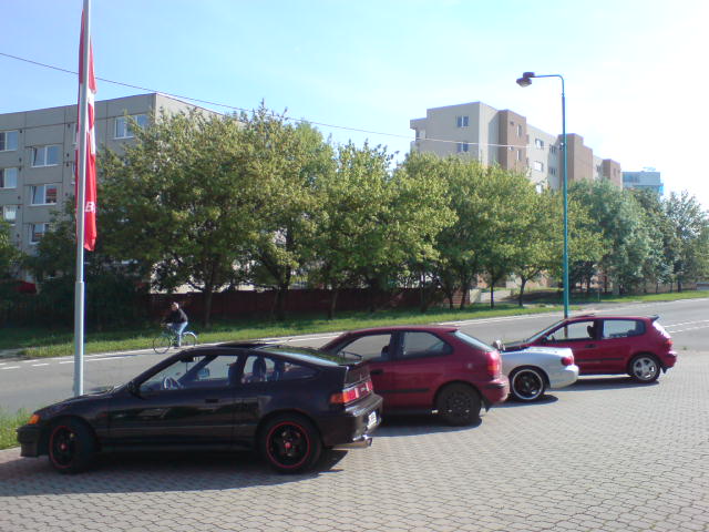 Hondy dnes na projížďce