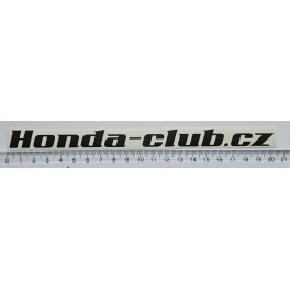 Samolepka H-C 200mm čern&aacute;